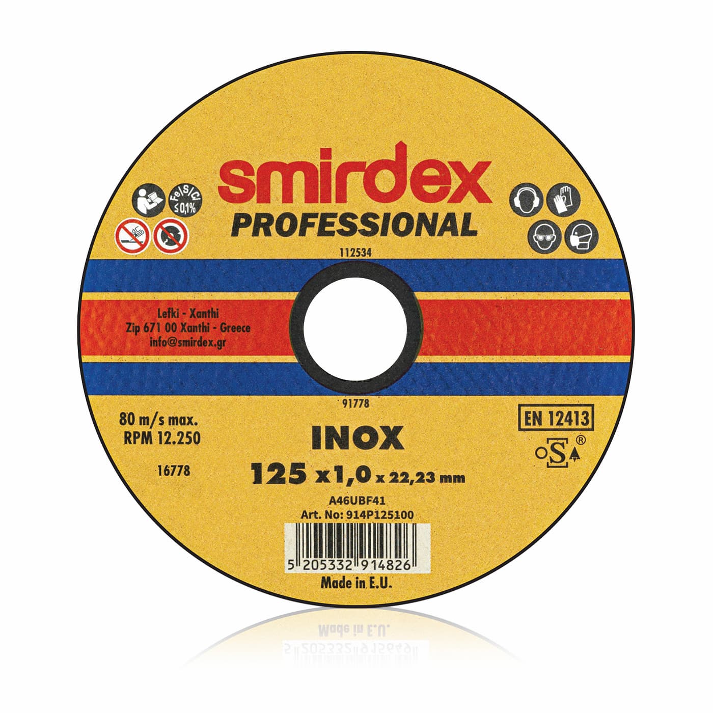 914 professional inox cutting wheels