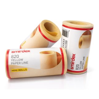 820 Yellow paper mini-rolls