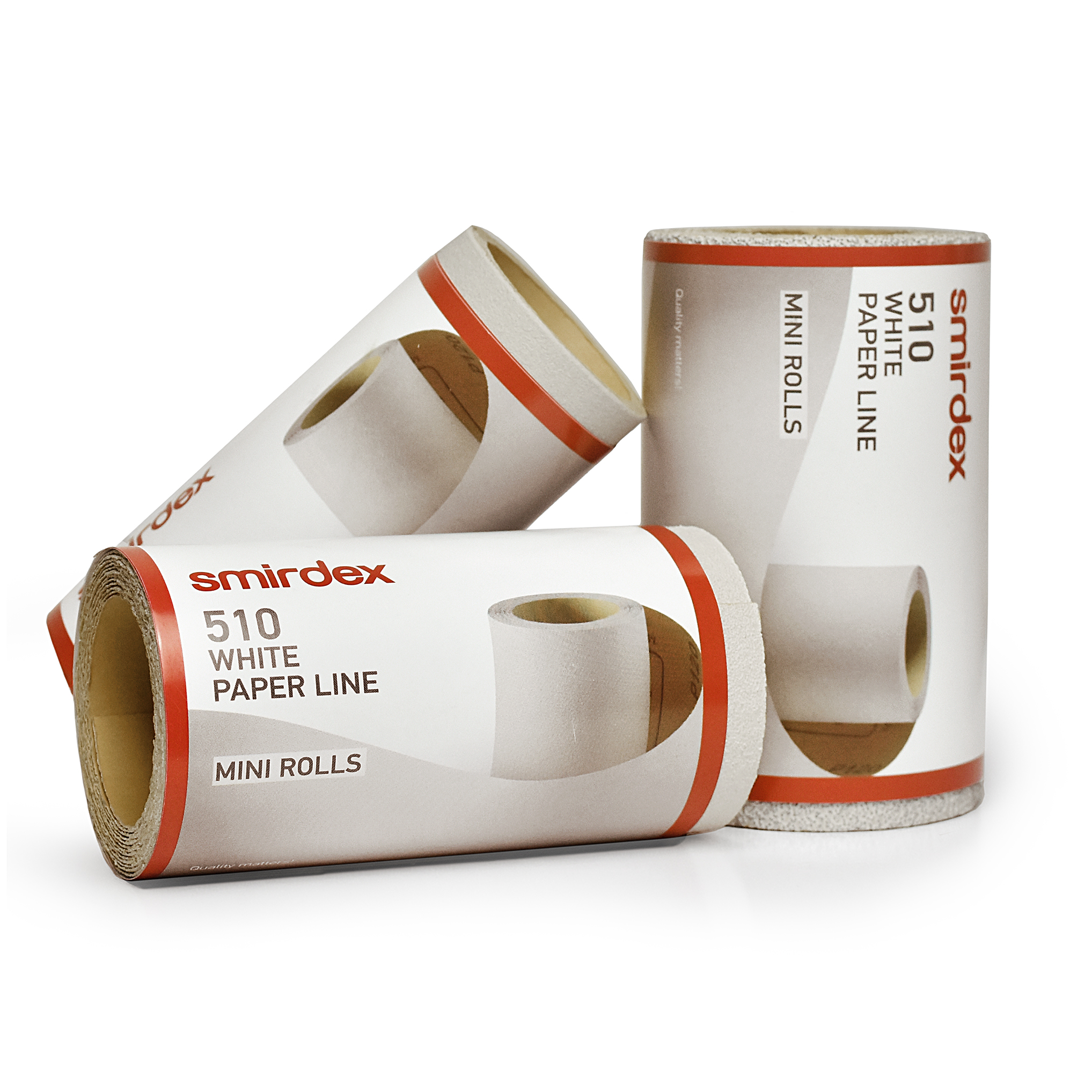 510 WHITE PAPER LINE MINI ROLLS
