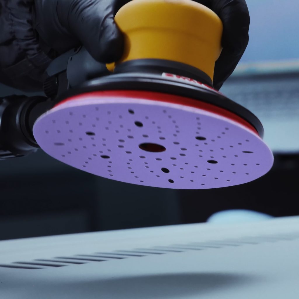 740 CERAMIC PAPER LINE MULTIHOLE VEROUL DISC - SMIRDEX, Dust Extraction, Ceramic Grains, Dry-sanding-matting, Fast-cutting, Automotive, Marine, Wood 