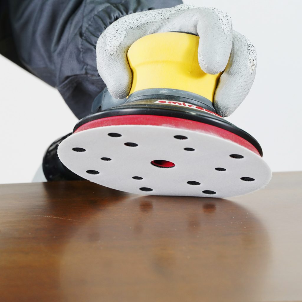 830 ALOX FILM VELOUR DISC - SMIRDEX, Dust Extraction, ALOX Grains, Polyester Film Backing, Tear-resistant, Flexible, Dry-sanding-matting, Marine, Automotive, 
Wood varnishes